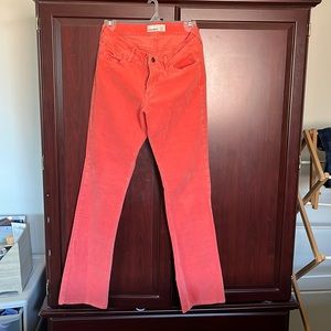 Bootcut Tangerine Corduroys